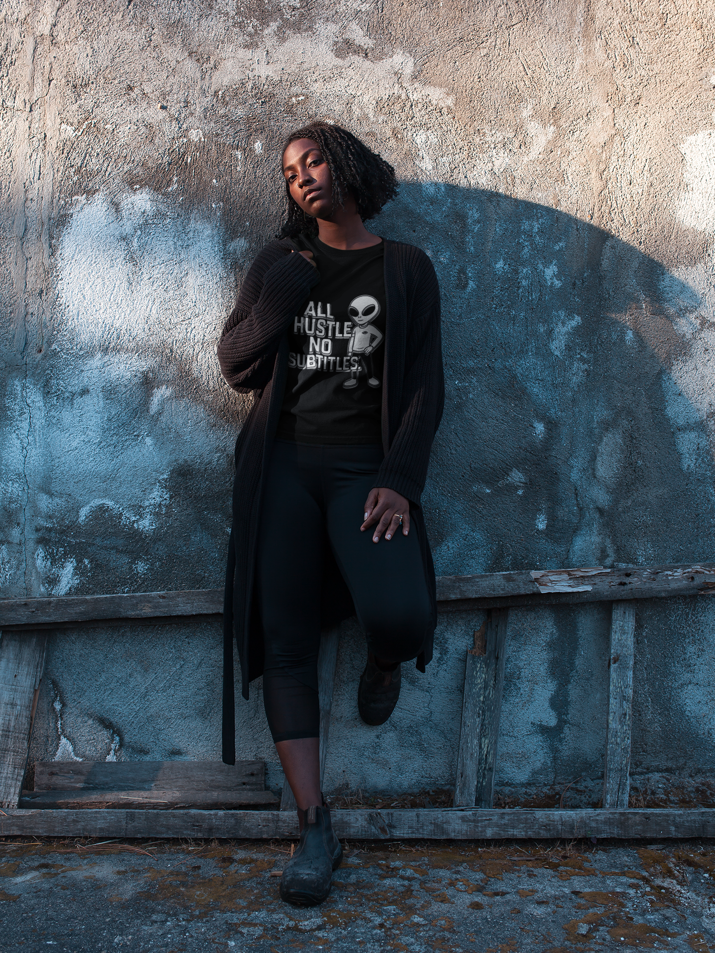 All Hustle No Subtitles Tee