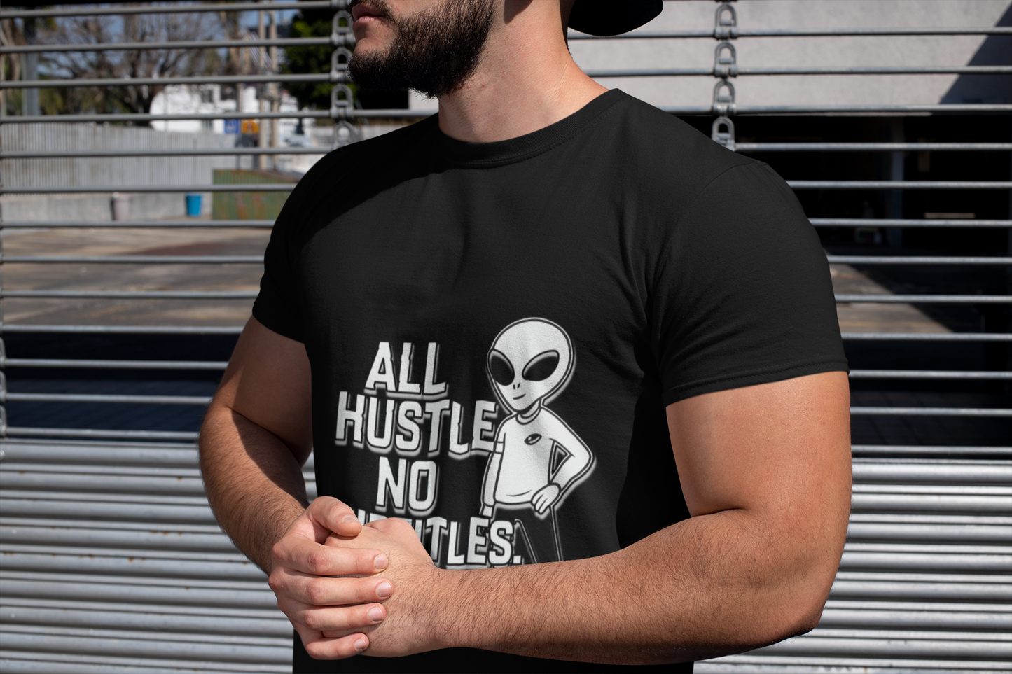 All Hustle No Subtitles Tee