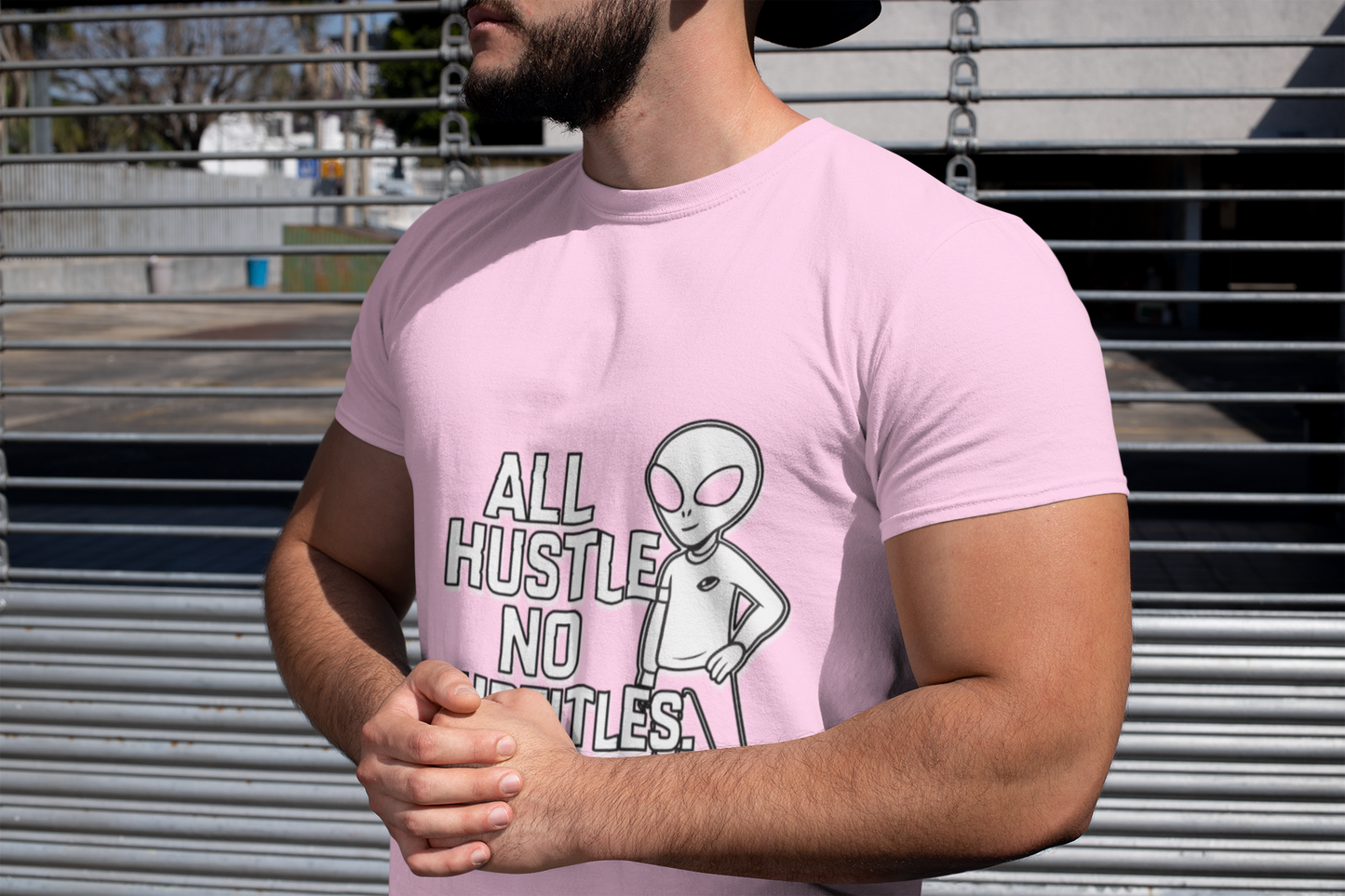 All Hustle No Subtitles Tee